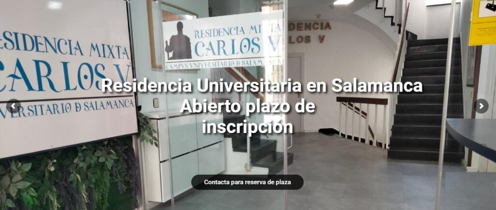 residencia universitaria carlos V Salamanca