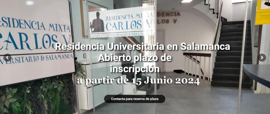 residencia universitaria Carlos V Salamanca