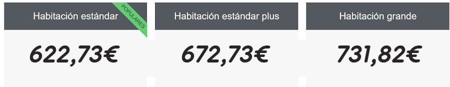 precios residencia Carlos v salamanca
